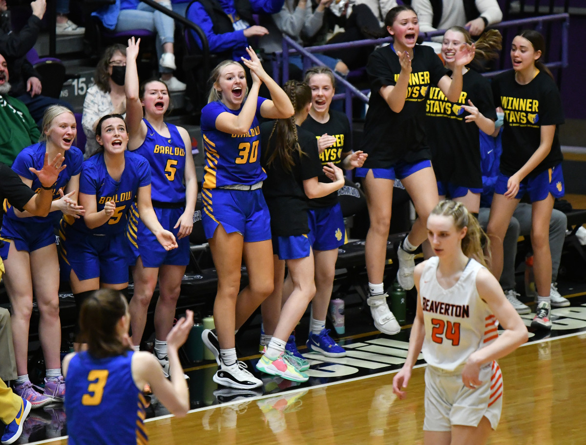 Beaverton Barlow girls basketball Taylor Balkom 38